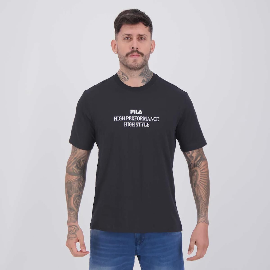 Camiseta Fila Comfort High Style Letter Masculina