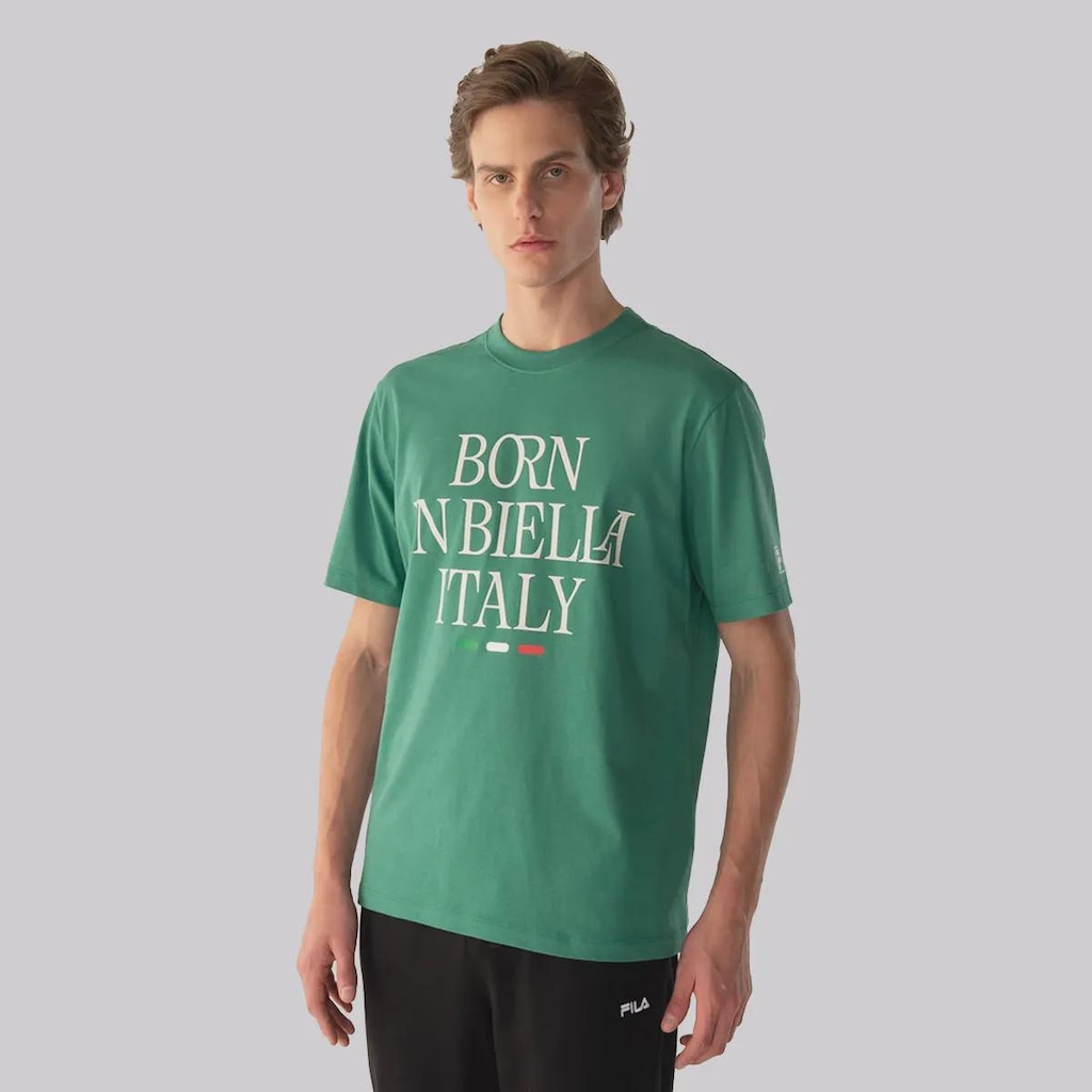 Imagem 2 do produto Camiseta Fila Comfort Born In Biella Letter Masculina