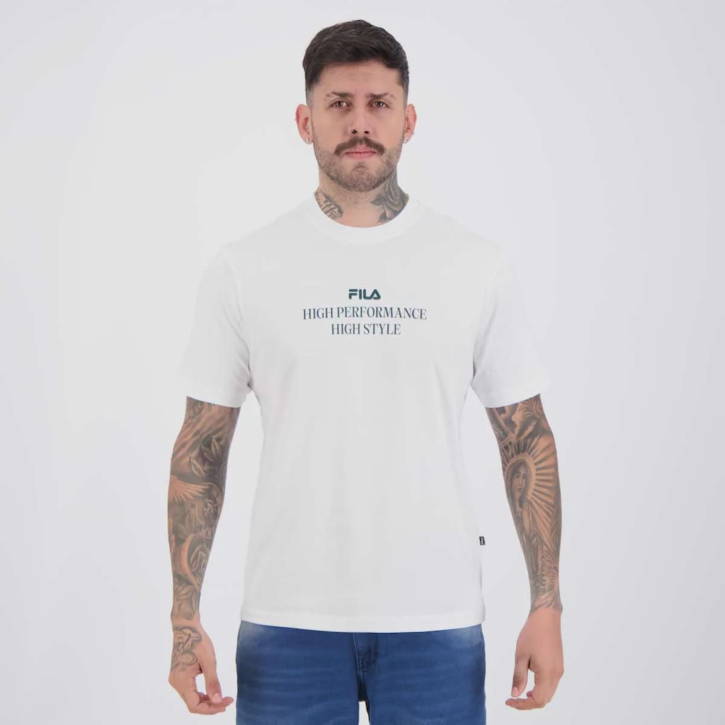 Camiseta Fila Comfort High Style Letter Masculina