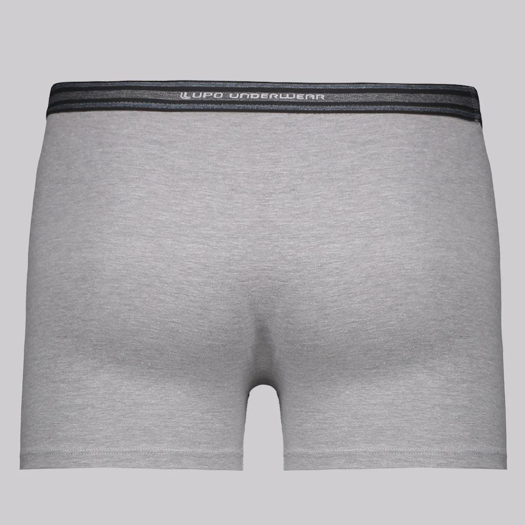 Imagem 3 do produto Kit 3 Cuecas Lupo Boxer com Elastano Masculina