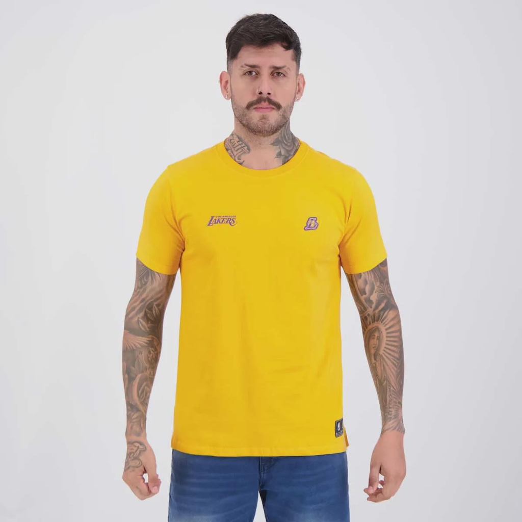 Camiseta NBA Los Angeles Lakers New Look Masculina