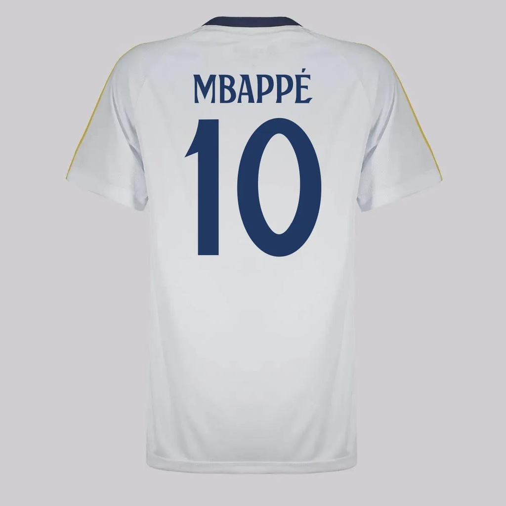 Camisa Real Madrid 10 Mbappé Infantil