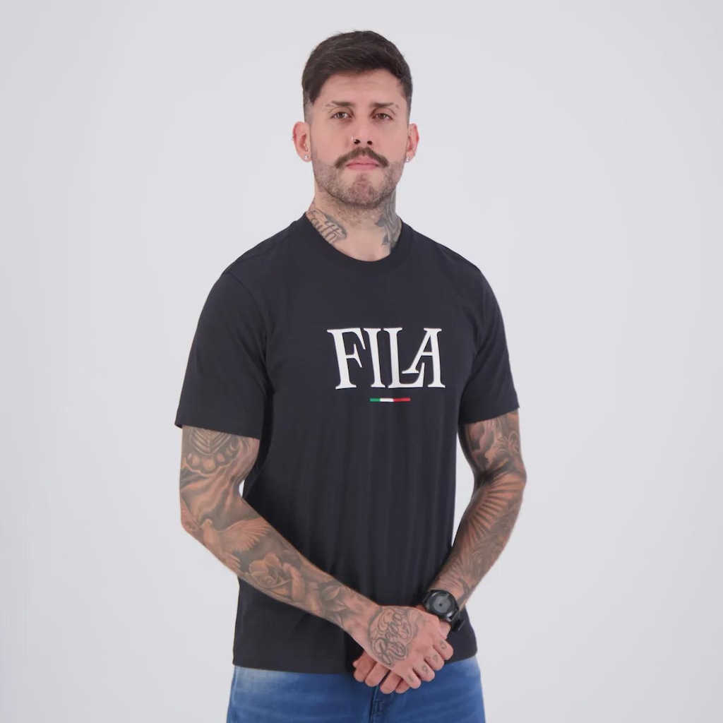 Imagem 2 do produto Camiseta Fila Regular Italy Masculina