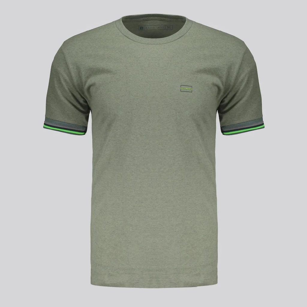 Camiseta Nicoboco Slim Fit Maicole Masculina