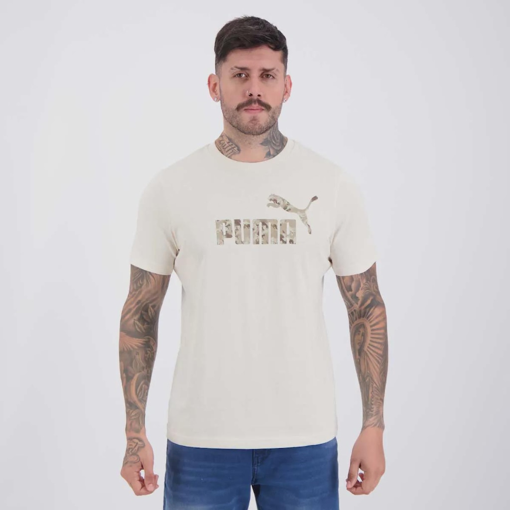 Camiseta Puma ESS Camo Masculina