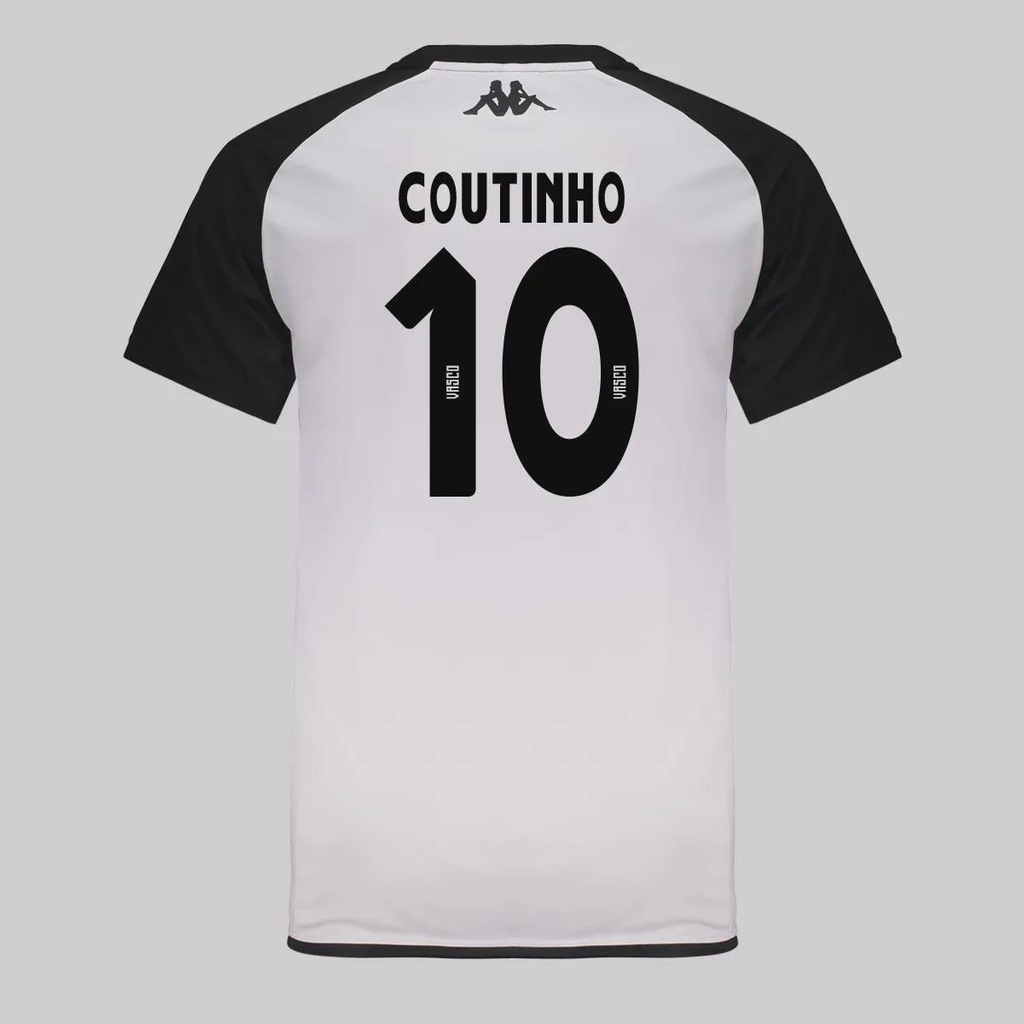 Camisa do Vasco Supporter Graphik Duo Kappa 10 Coutinho Masculina