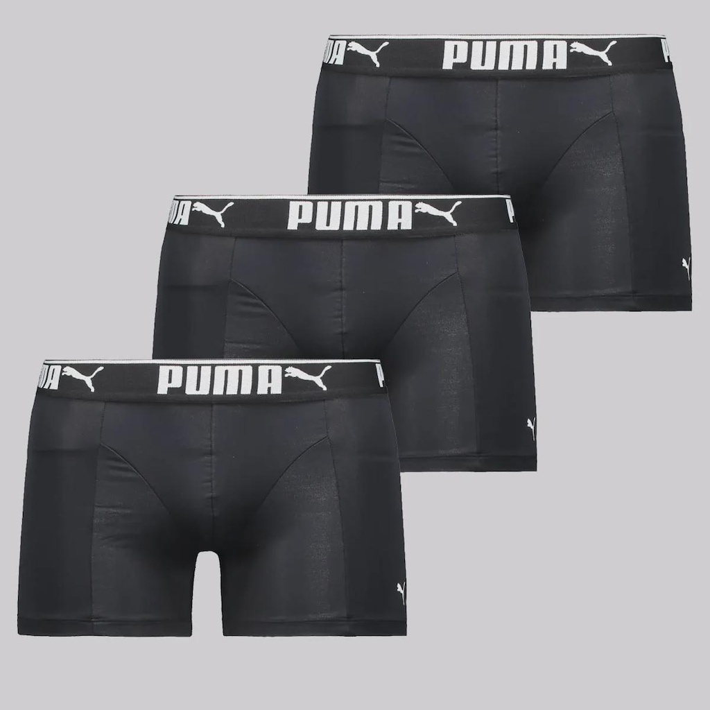 Kit 3 Cuecas Puma Boxer Masculina