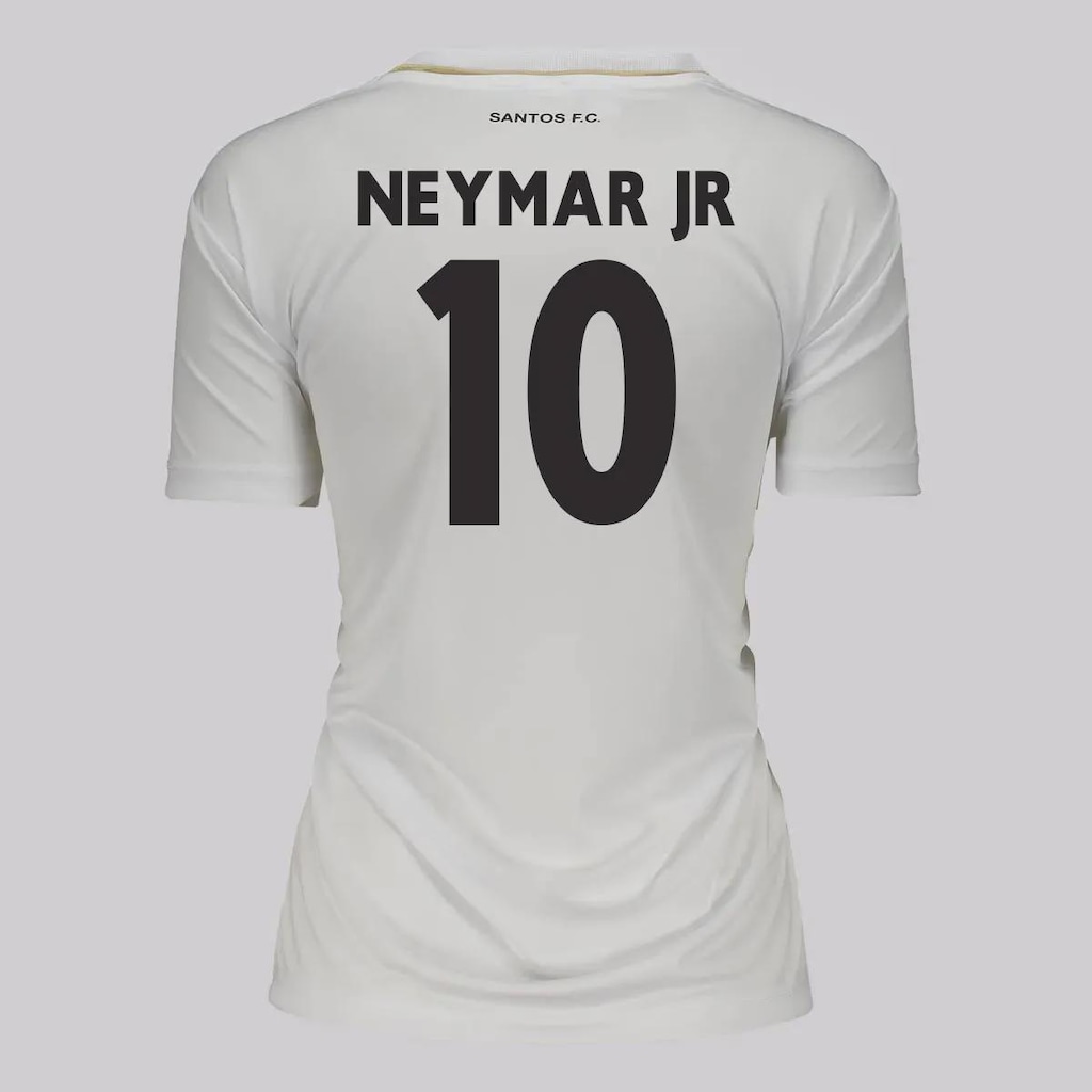 Camisa Santos Deslocar 10 Neymar Jr Feminina