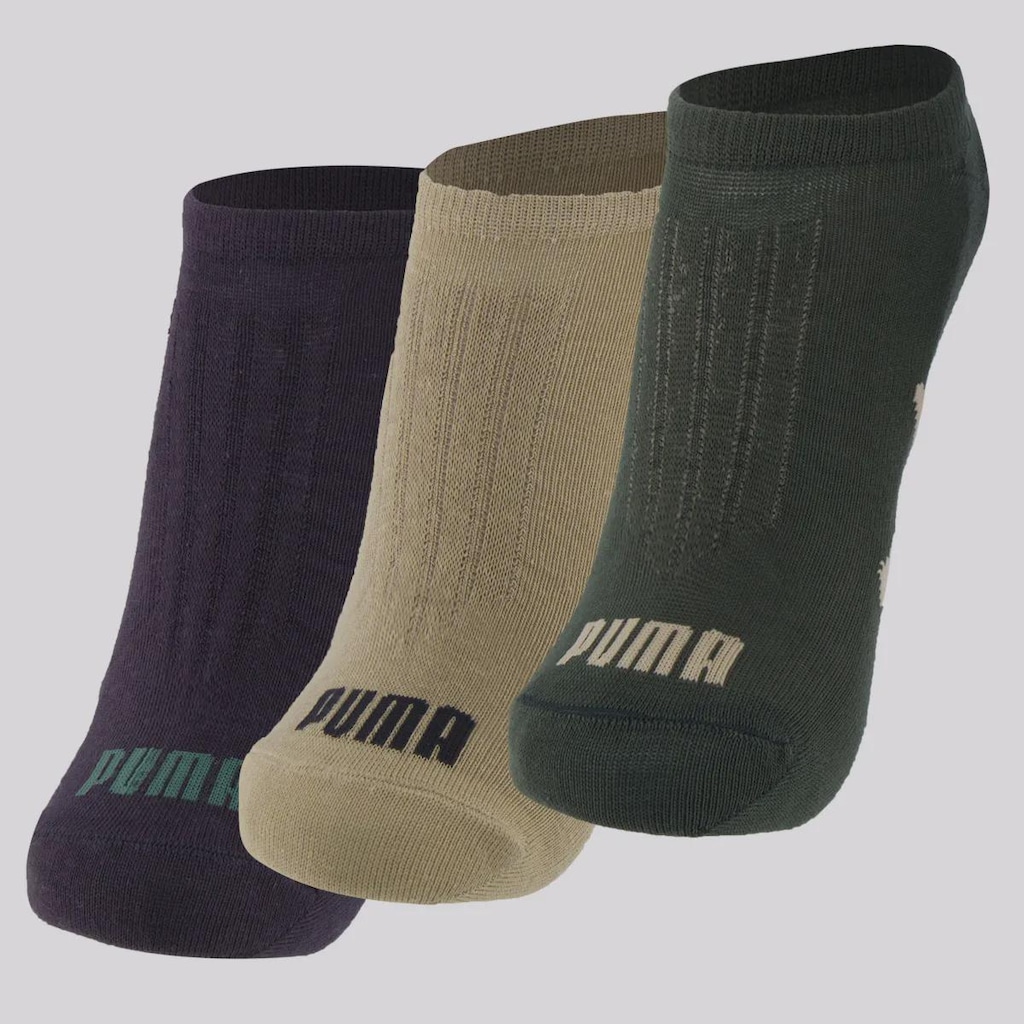 Kit 3 Pares de Meia Puma Sapatilha Invisível