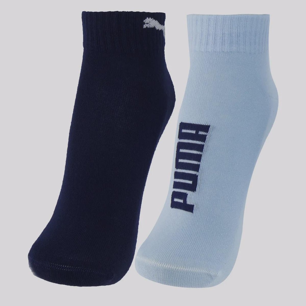 Kit 2 Pares de Meia Puma Cano Baixo Masculino