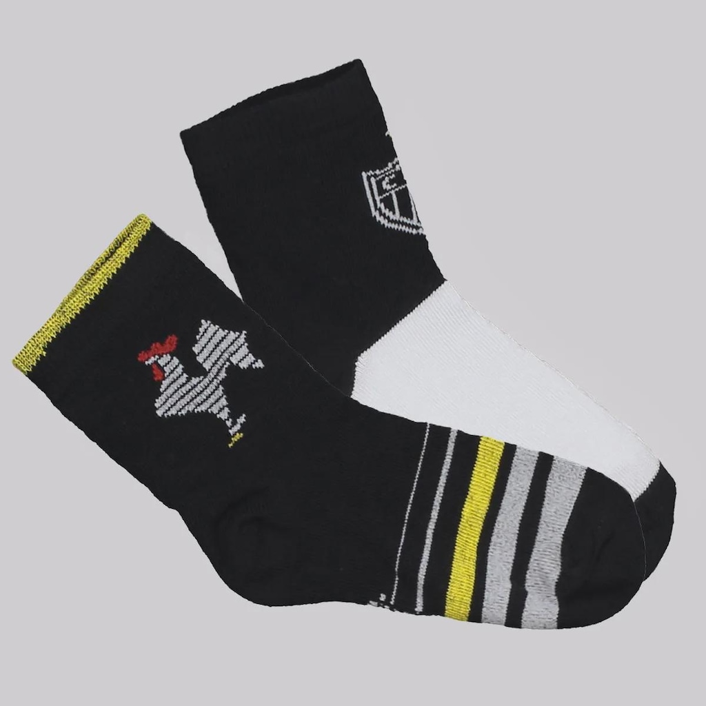 Kit 2 Pares de Meia Atlético Mineiro Infantil