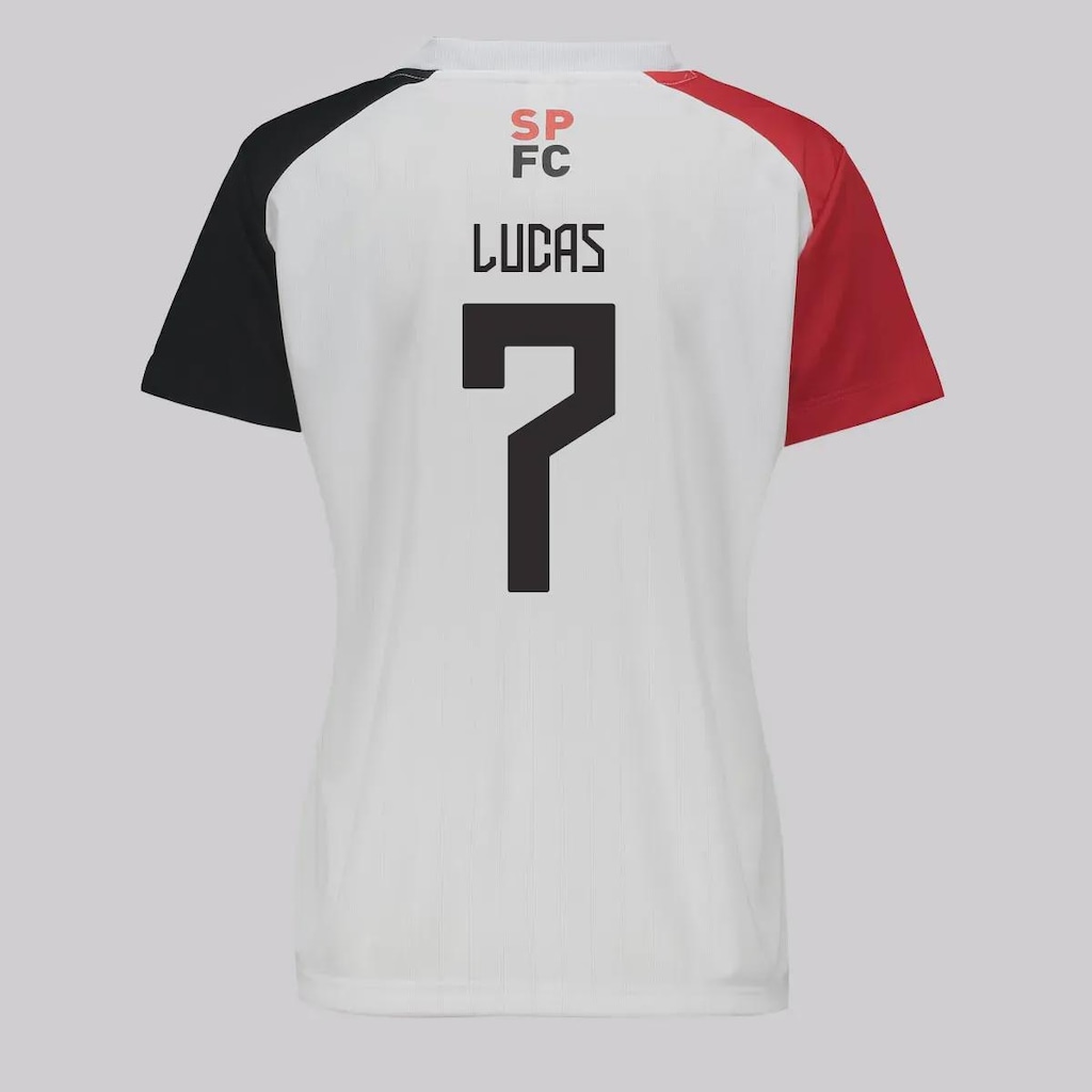 Camisa São Paulo Entrelaço 7 Lucas Feminina