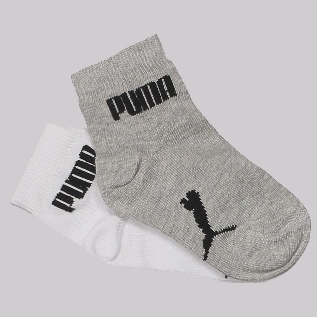Kit 6 Pares de Meia Puma Cano Médio Infantil