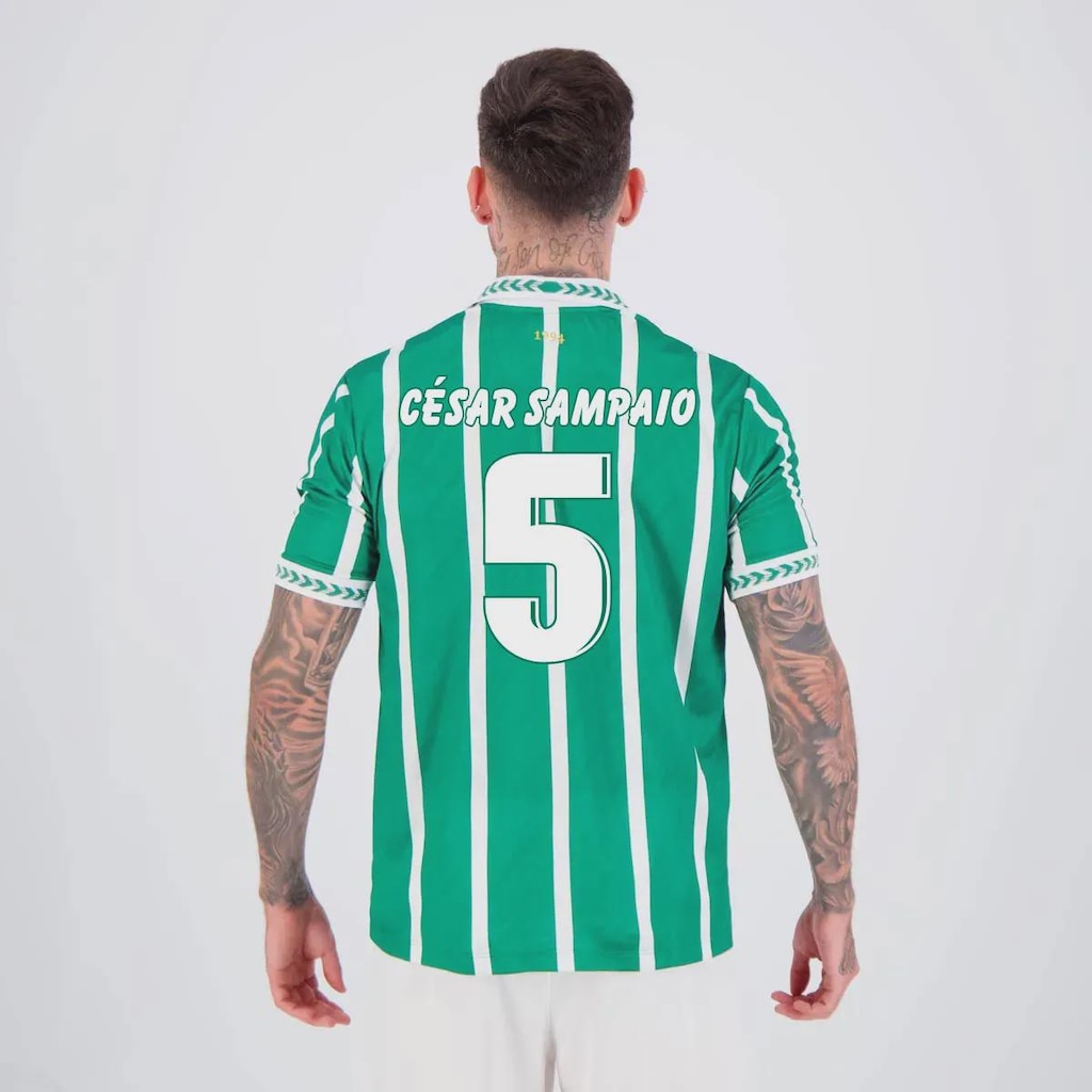 Camisa Palmeiras Retrô 1994 5 César Sampaio Masculina