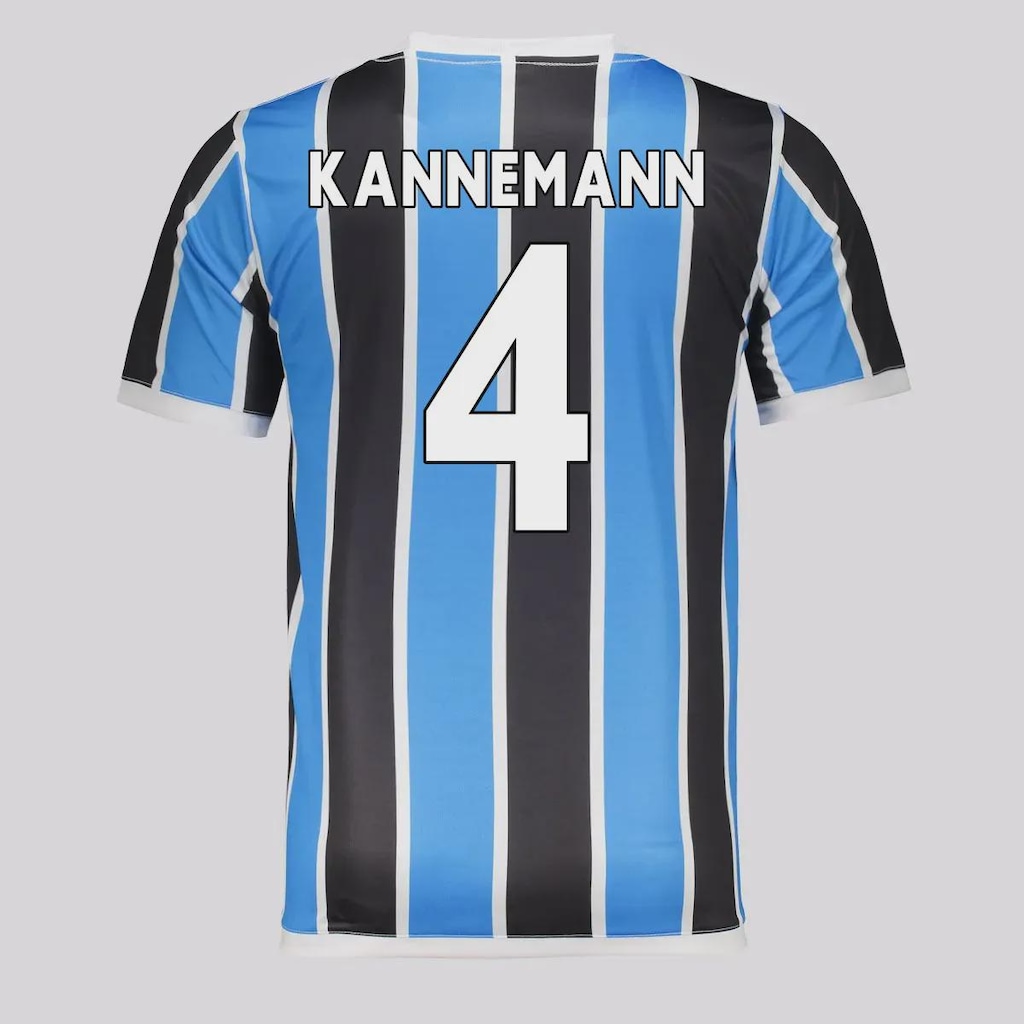 Camisa Grêmio Escudo Tricolor 4 Kannemann Masculina