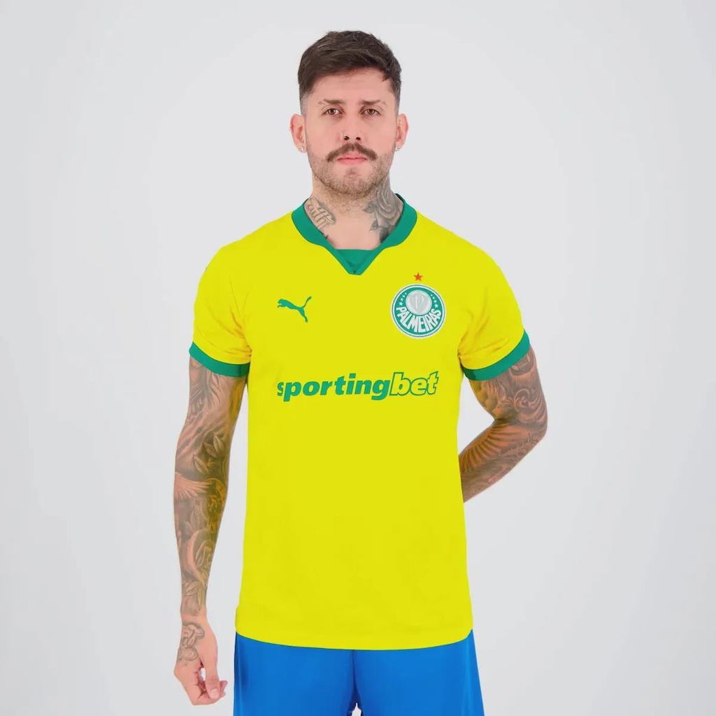 Imagem 2 do produto Camisa do Palmeiras III 2025 10 Paulinho Puma Masculina