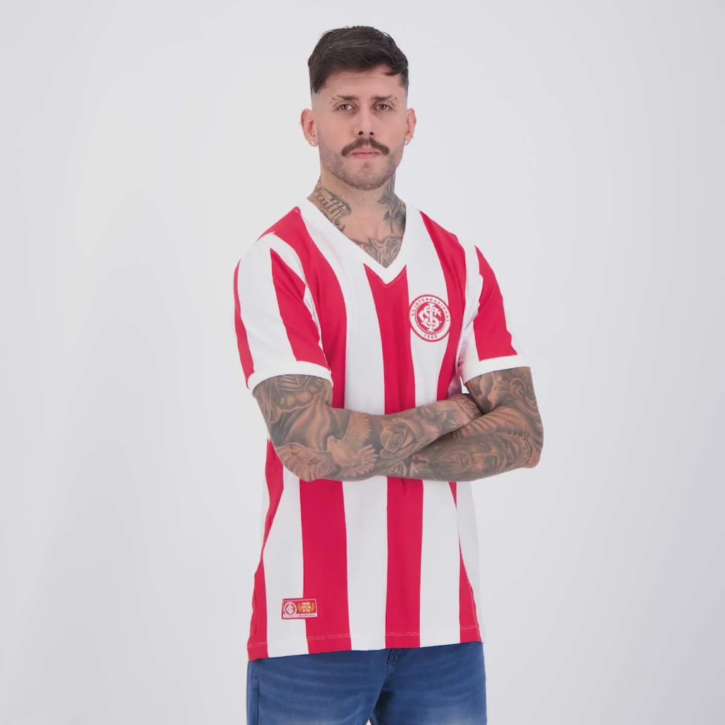 Imagem 2 do produto Camisa Internacional Retrô 2013 Listrada Masculina