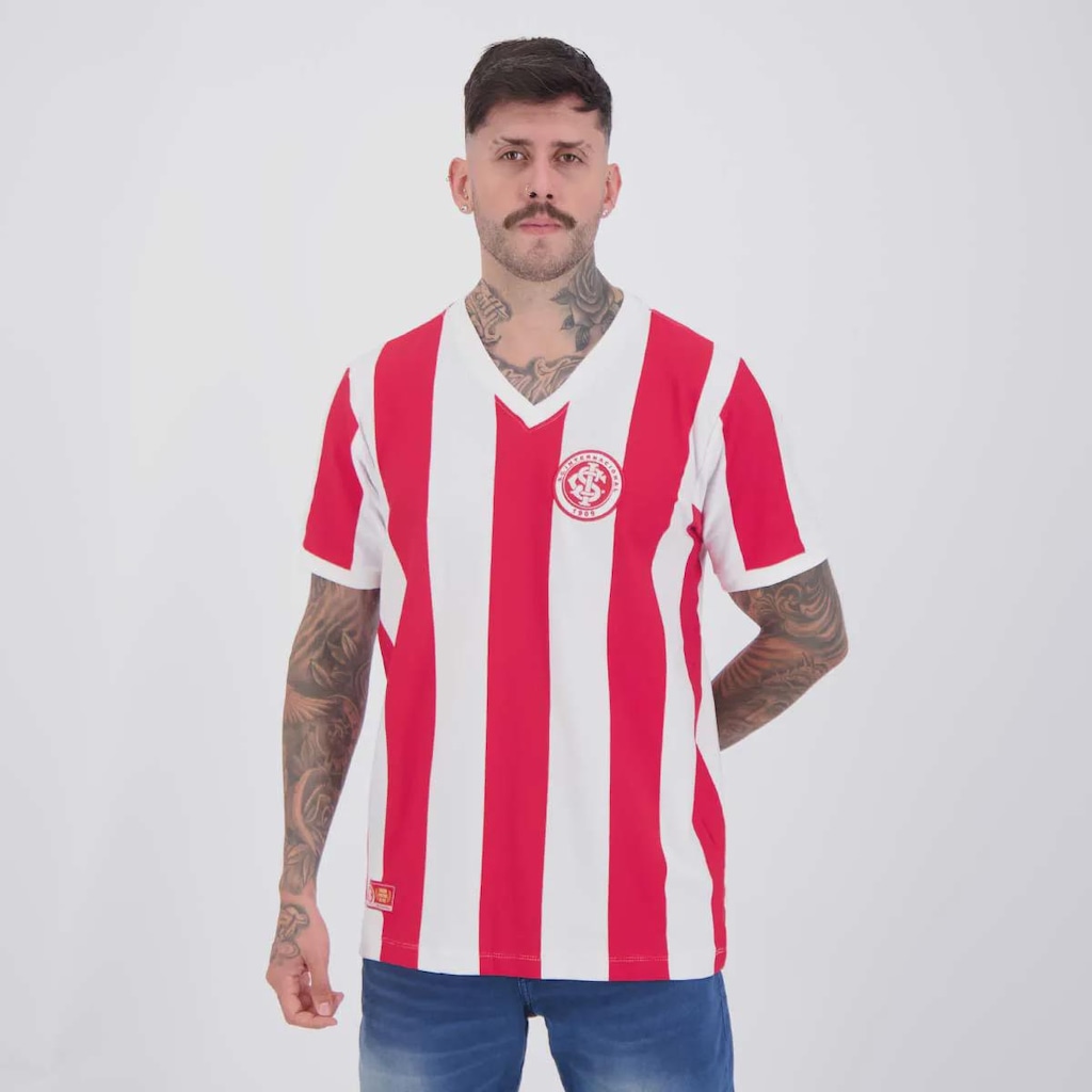 Imagem 3 do produto Camisa Internacional Retrô 2013 Listrada Masculina