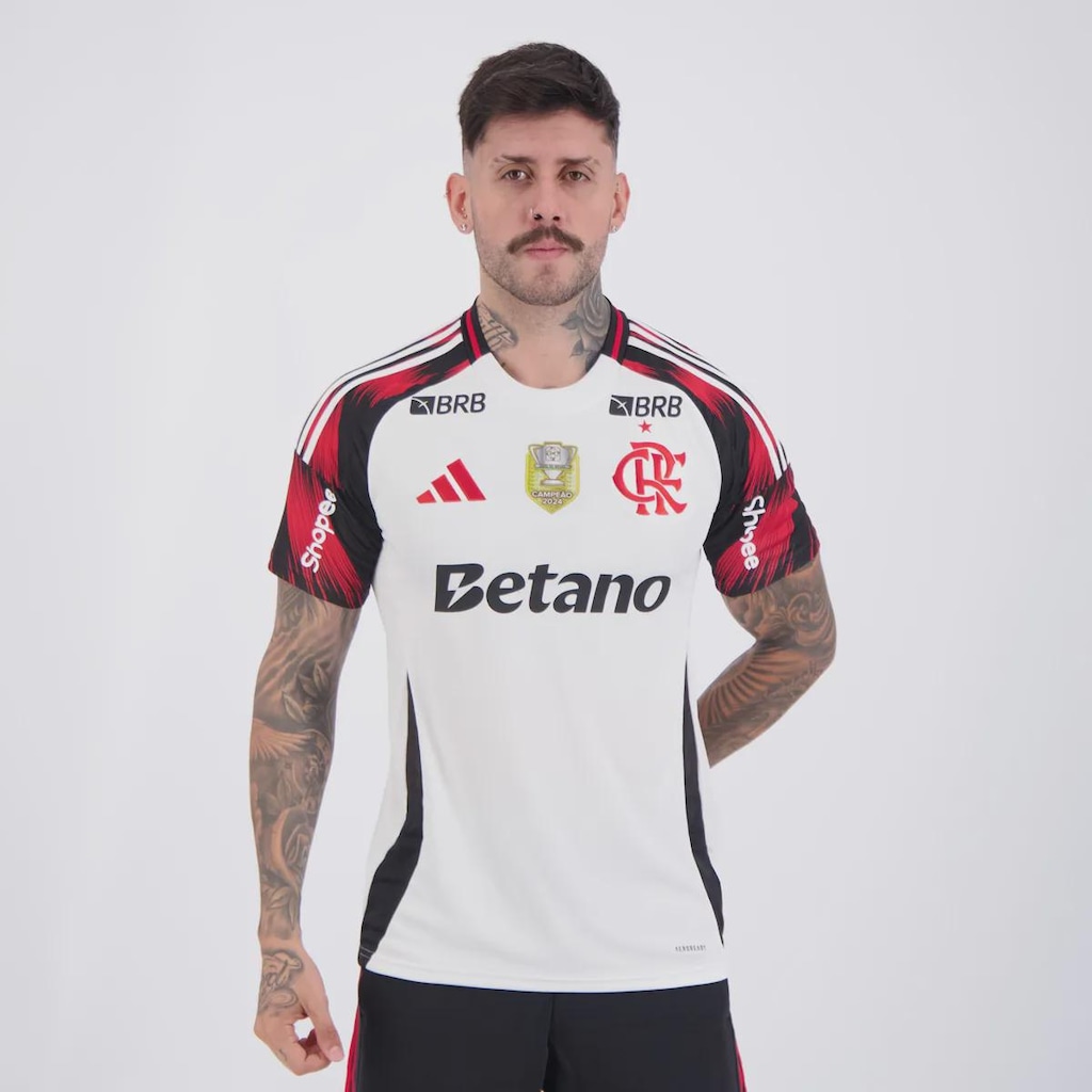 Camisa do Flamengo II 25/26 Campeão Copa Do Brasil 2024 adidas Masculina - Foto 1