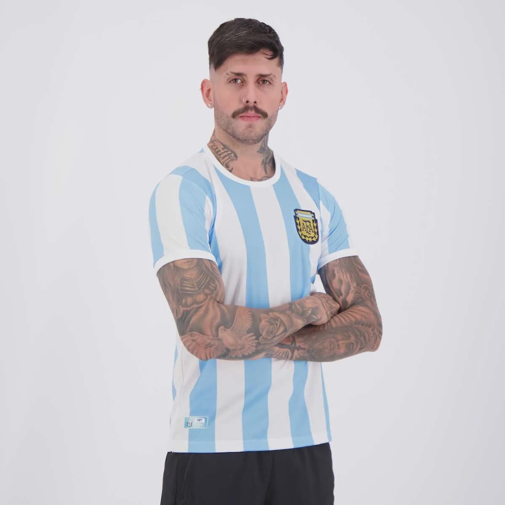 Imagem 2 do produto Camisa Argentina Retrô 1986 Masculina