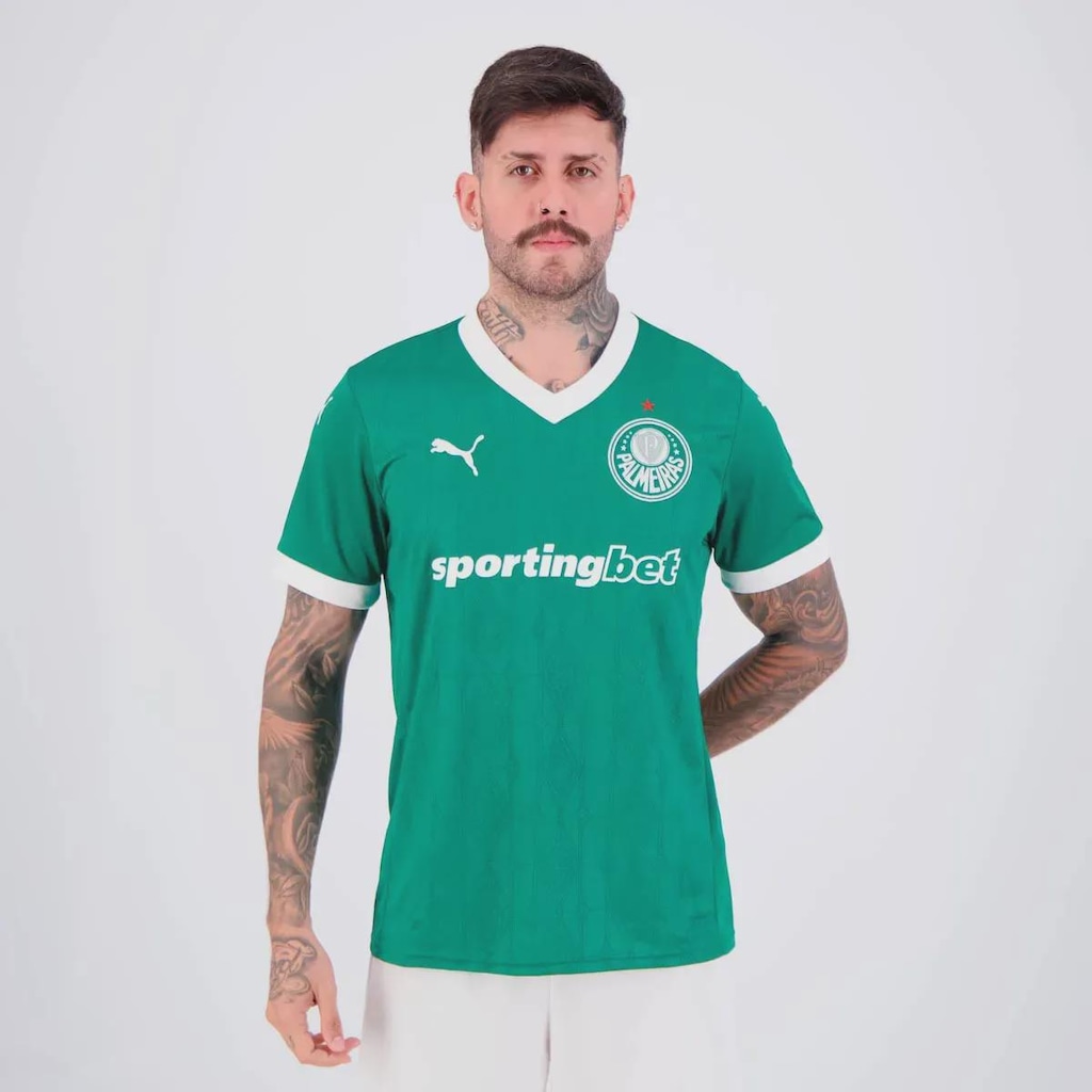 Imagem 2 do produto Camisa do Palmeiras I 25/26 Puma 8 Andreas Masculina