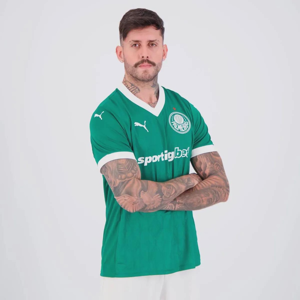 Imagem 3 do produto Camisa do Palmeiras I 25/26 Puma 8 Andreas Masculina