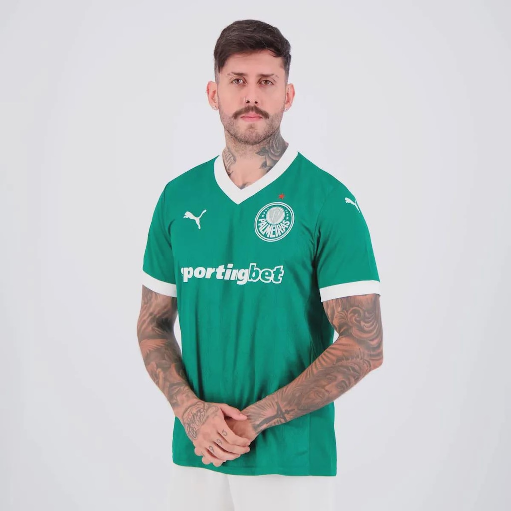 Imagem 4 do produto Camisa do Palmeiras I 25/26 Puma 8 Andreas Masculina