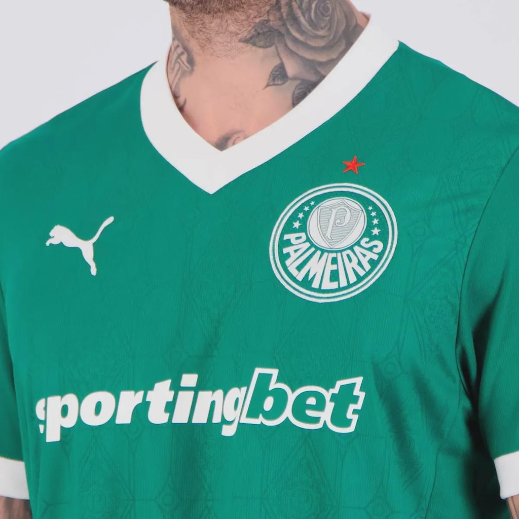 Imagem 5 do produto Camisa do Palmeiras I 25/26 Puma 8 Andreas Masculina