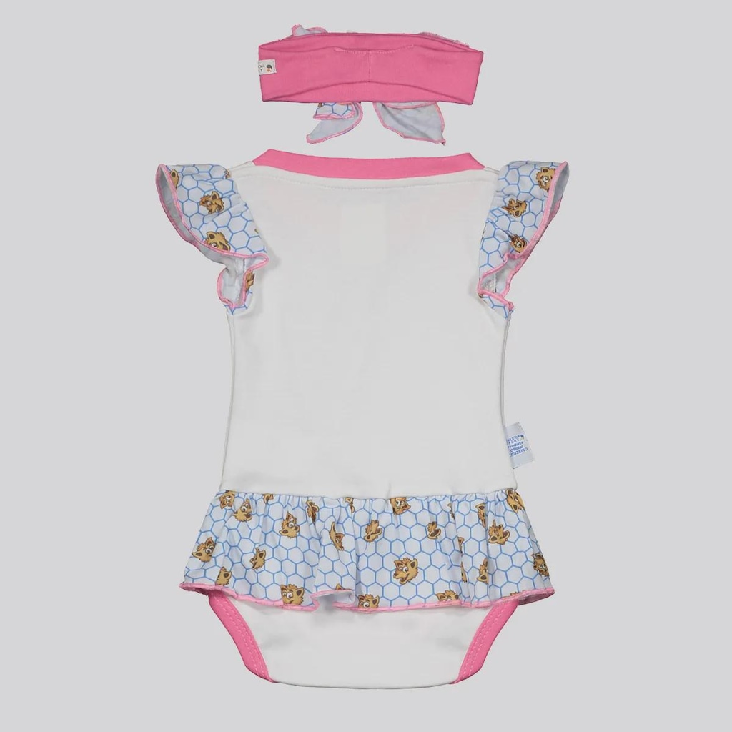 Imagem 2 do produto Kit Cruzeiro Body e Tiara Mascote Infantil