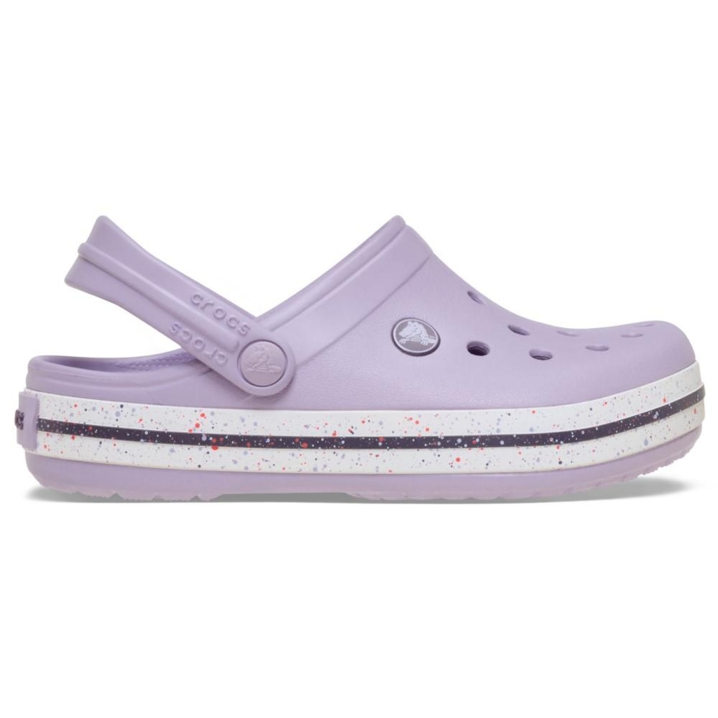 Sandália Unissex Crocs Crocband Speckled Band Clog T Lavender