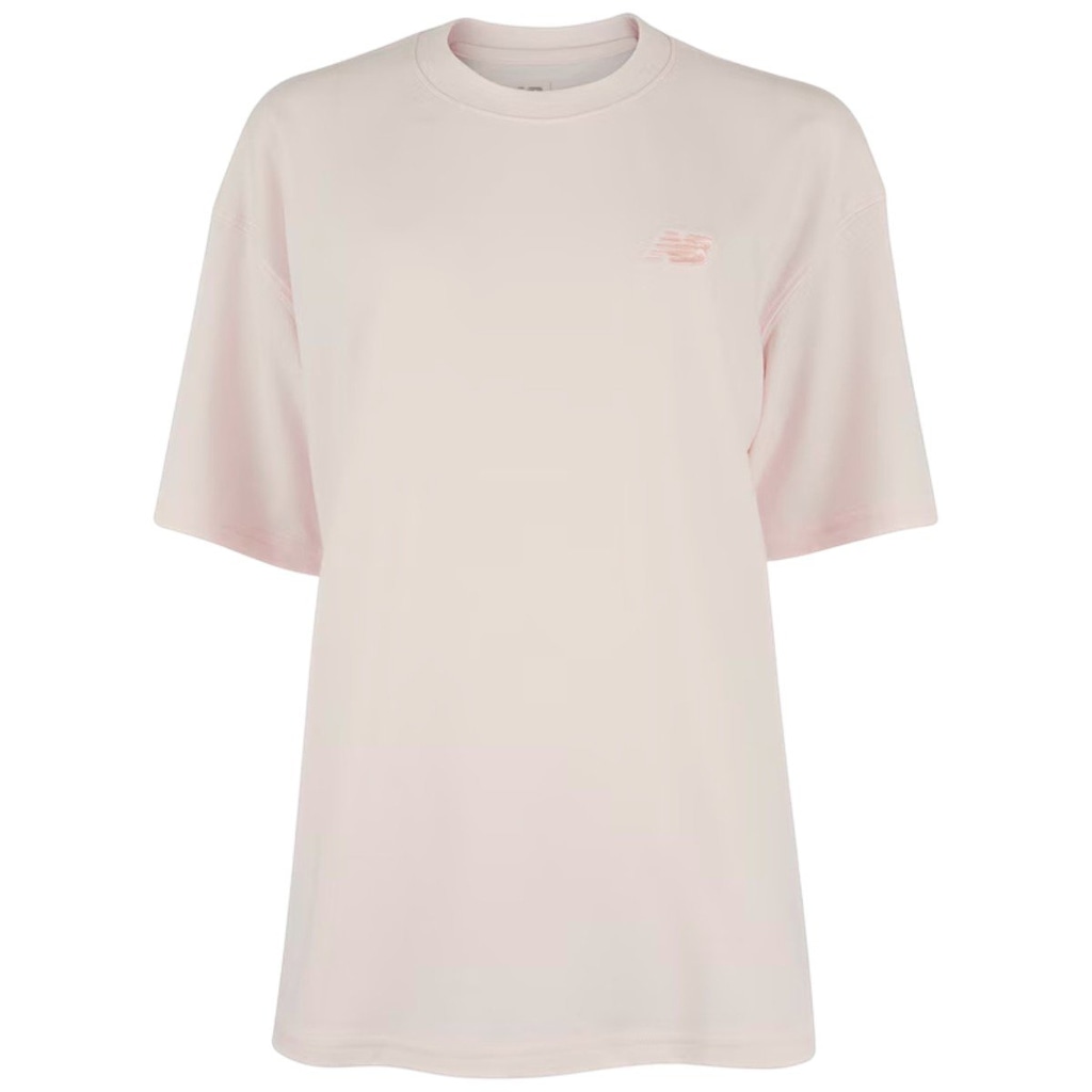 Camiseta New Balance Oversized Small Logo Feminina
