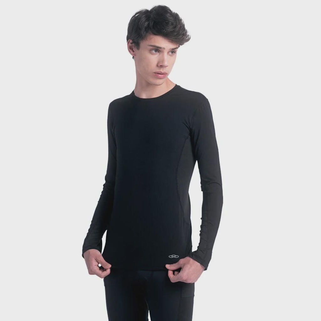 Imagem 2 do produto Camiseta de Compressão Manga Longa Olympikus Masculina