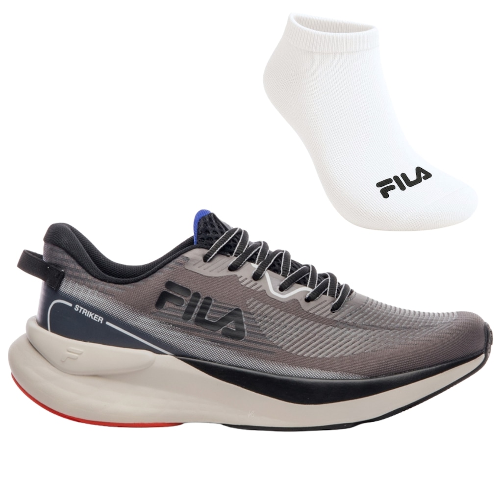 Tênis Masculino Fila Striker + 1 Par de Meia