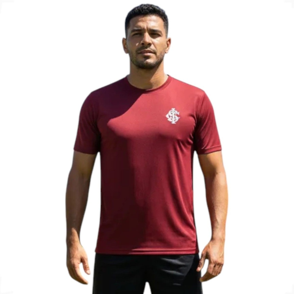 Camiseta Internacional Silk em Alto Relevo Masculina