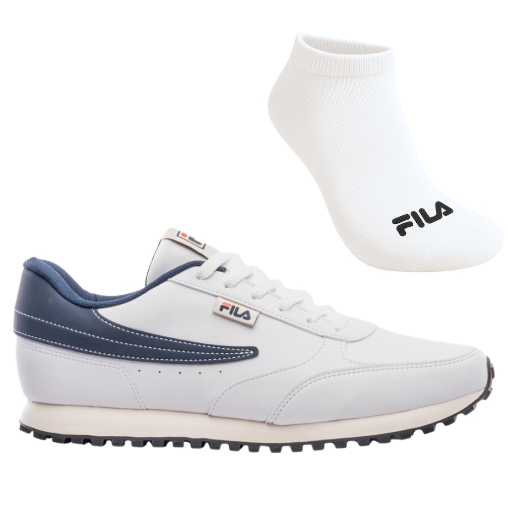 Tênis Masculino Fila Renno Classic Sl + 1 Par de Meia
