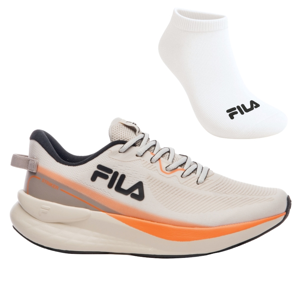 Tênis Feminino Fila Striker + 1 Par de Meia