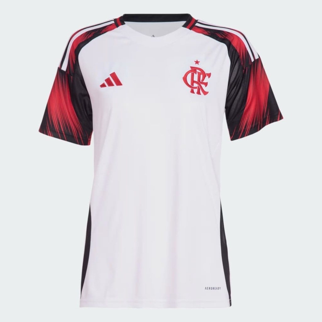 Camisa do Flamengo II 25/26 Torcedor adidas Feminina - Foto 1