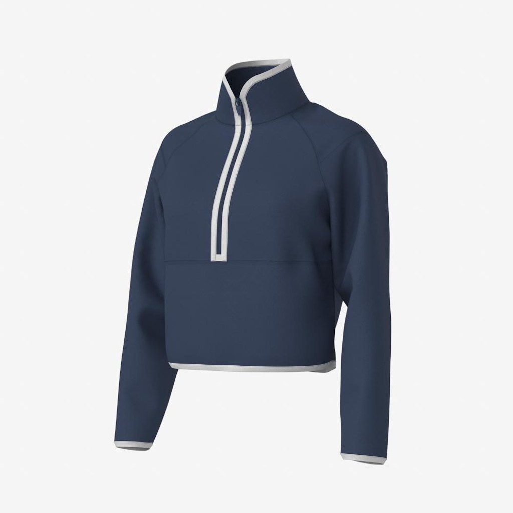 Blusão Fila Meio Zíper Cotton Blend Future Sports Feminino