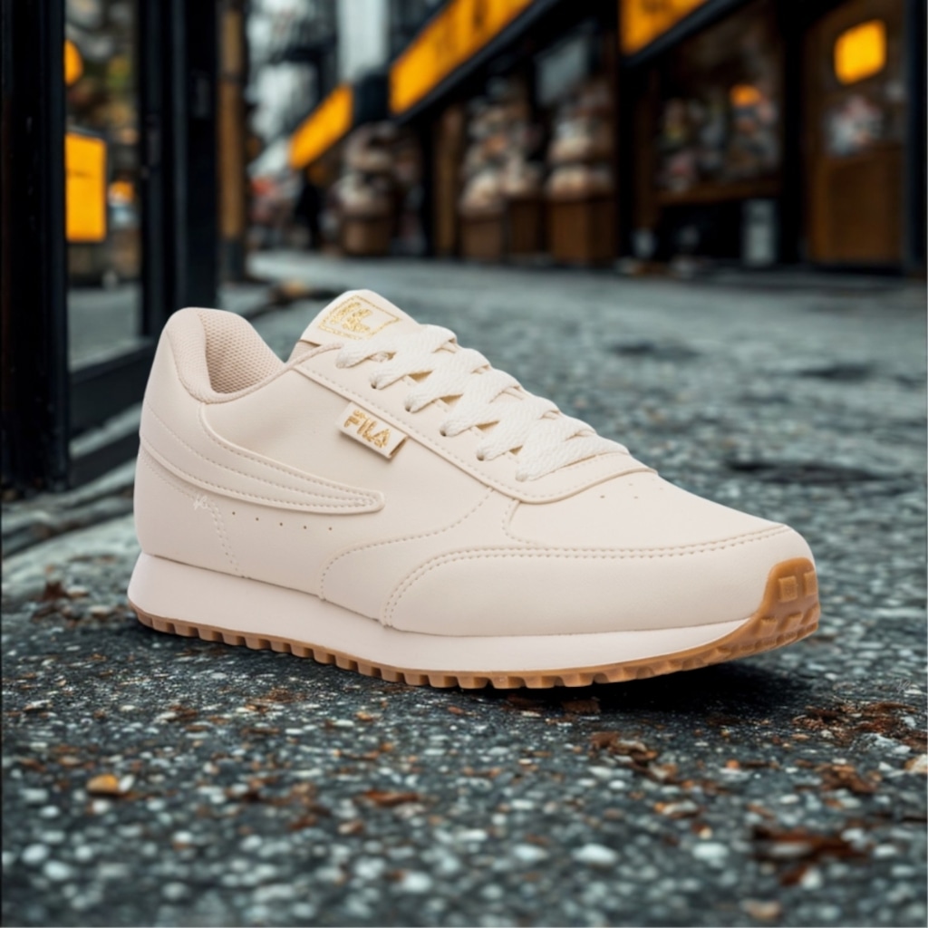 Imagem 2 do produto Kit Tênis Feminino Fila Renno Classic Sl + Meia
