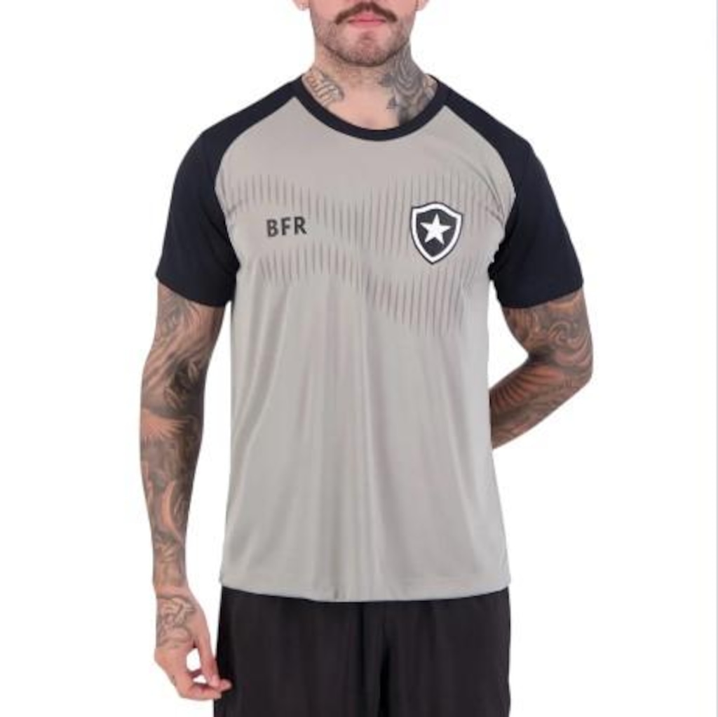 Camisa Braziline Botafogo Ondulação Masculina