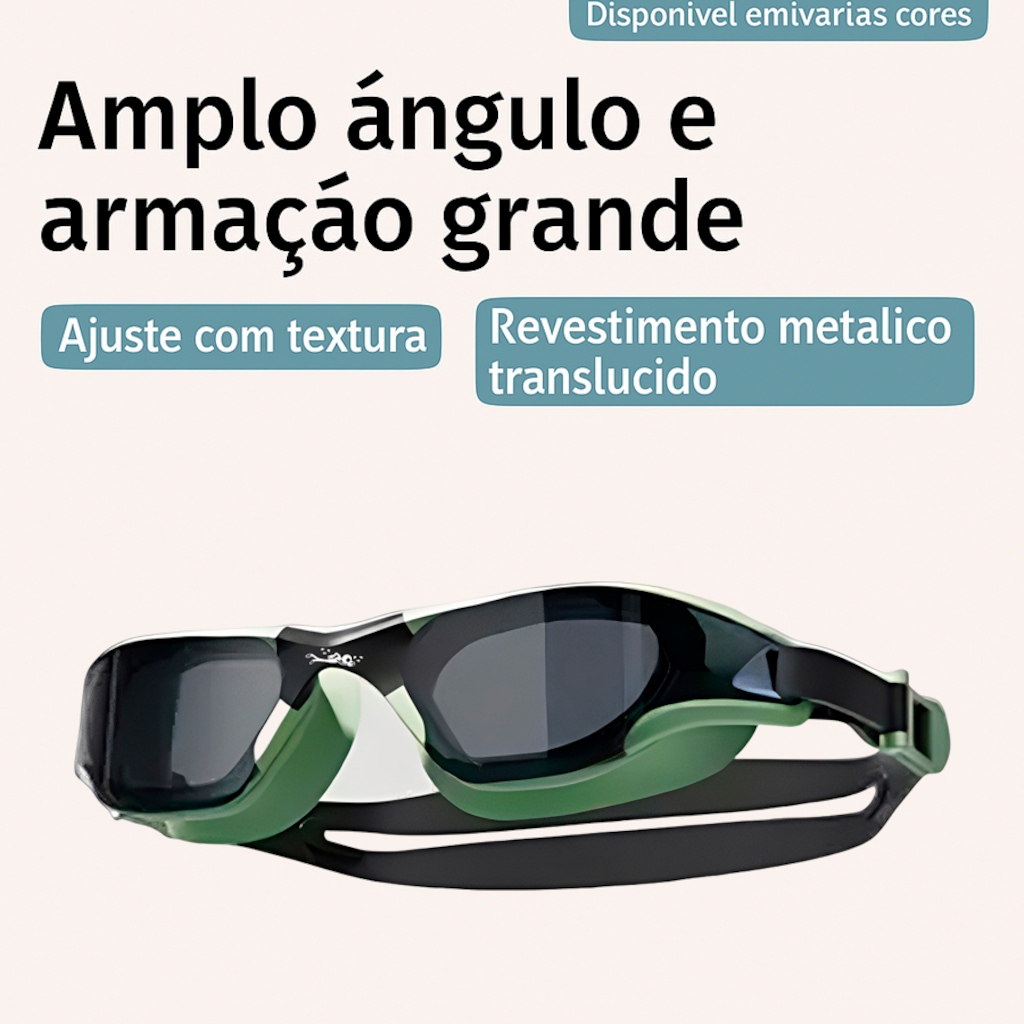 Imagem 2 do produto Óculos de Natação Gold Sports Mirage 10.0 Hign Definition