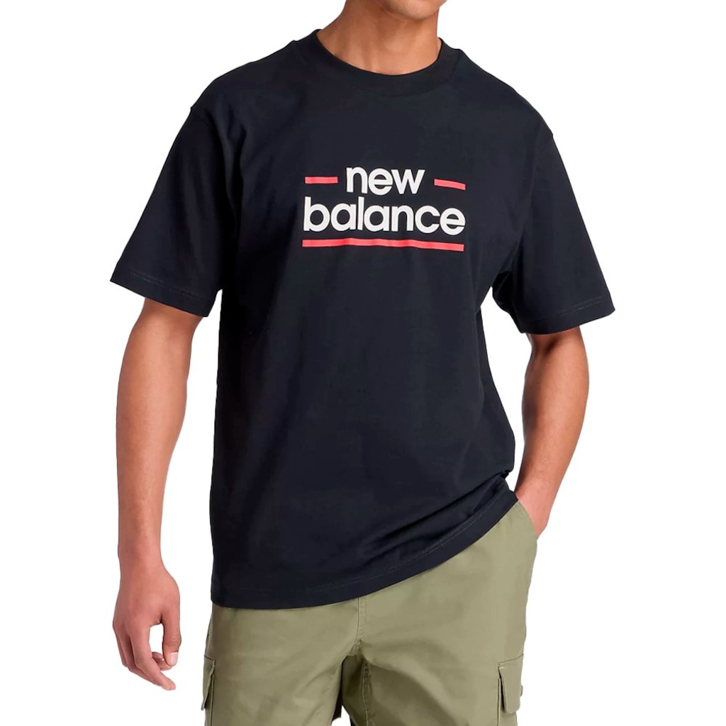 Camiseta New Balance Linear Lines Masculina