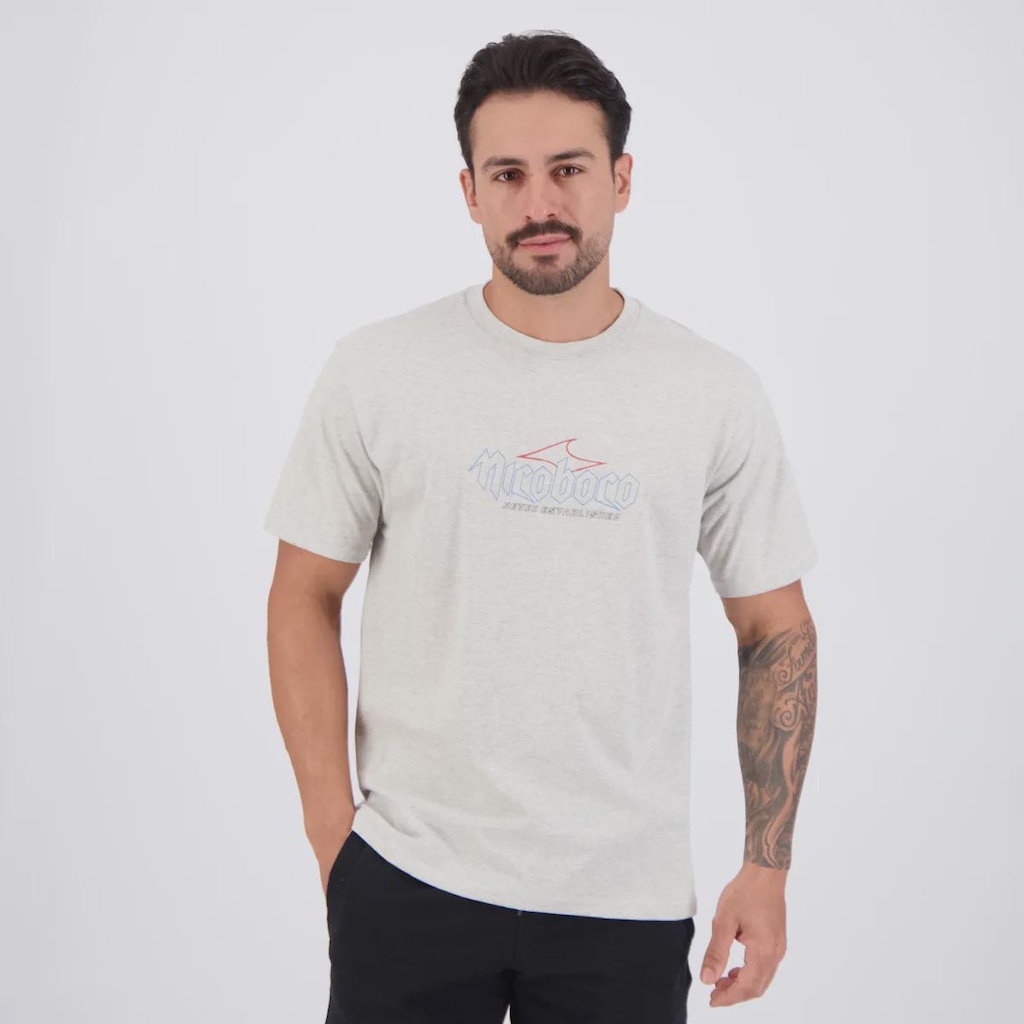 Camiseta Nicoboco Lush Cinza Masculina