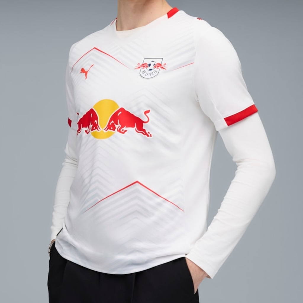 Camisa RB Leipzig Puma 2025 Uniforme 1 Torcedor - Masculino