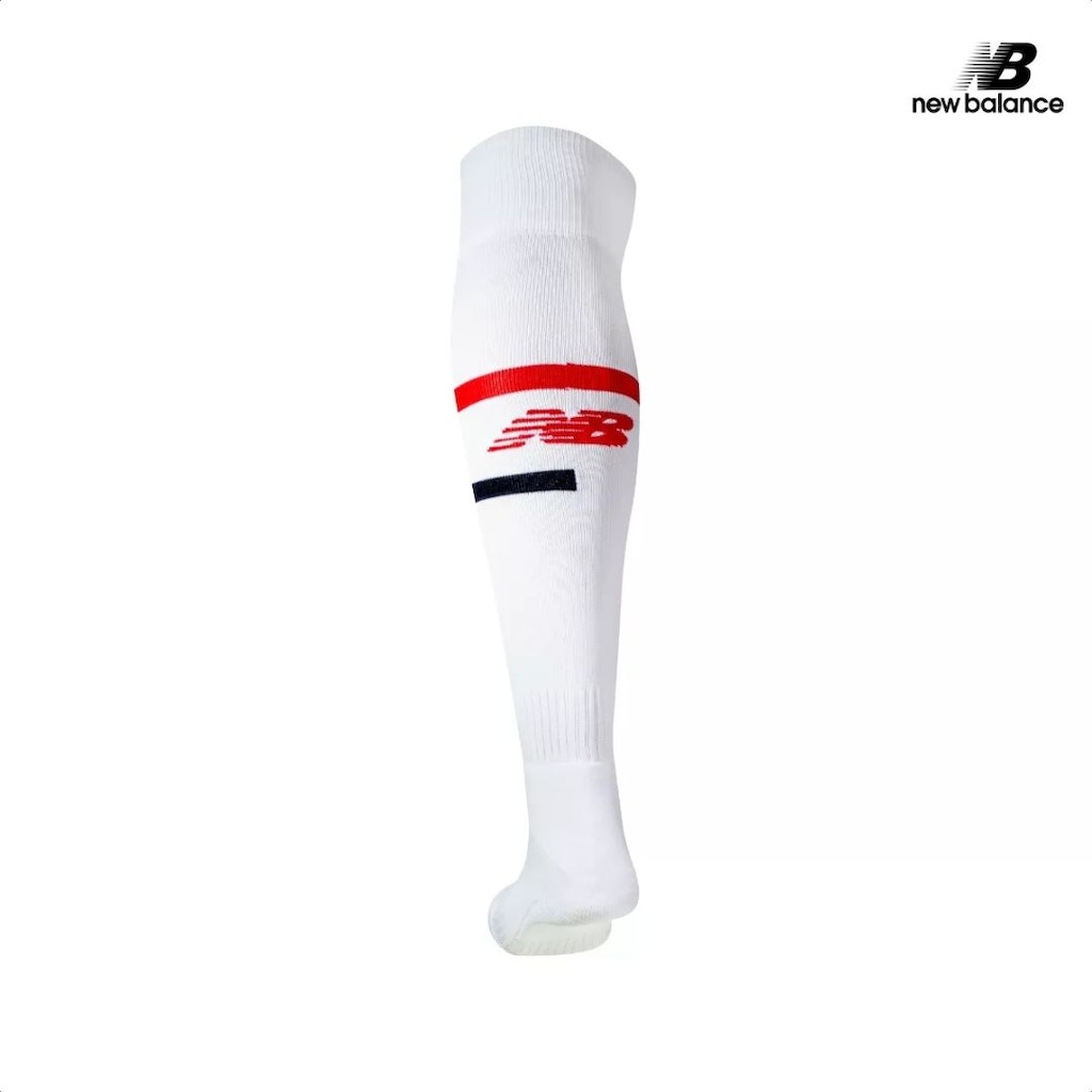Imagem 4 do produto Meião Futebol Cano Longo São Paulo New Balance Home 2024 Adulto