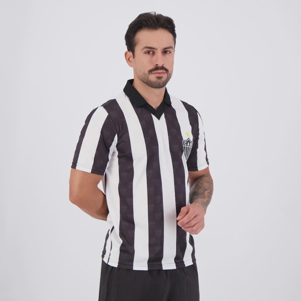 Imagem 2 do produto Camisa Atlético Mineiro Retrô 1991 N°13 Masculina