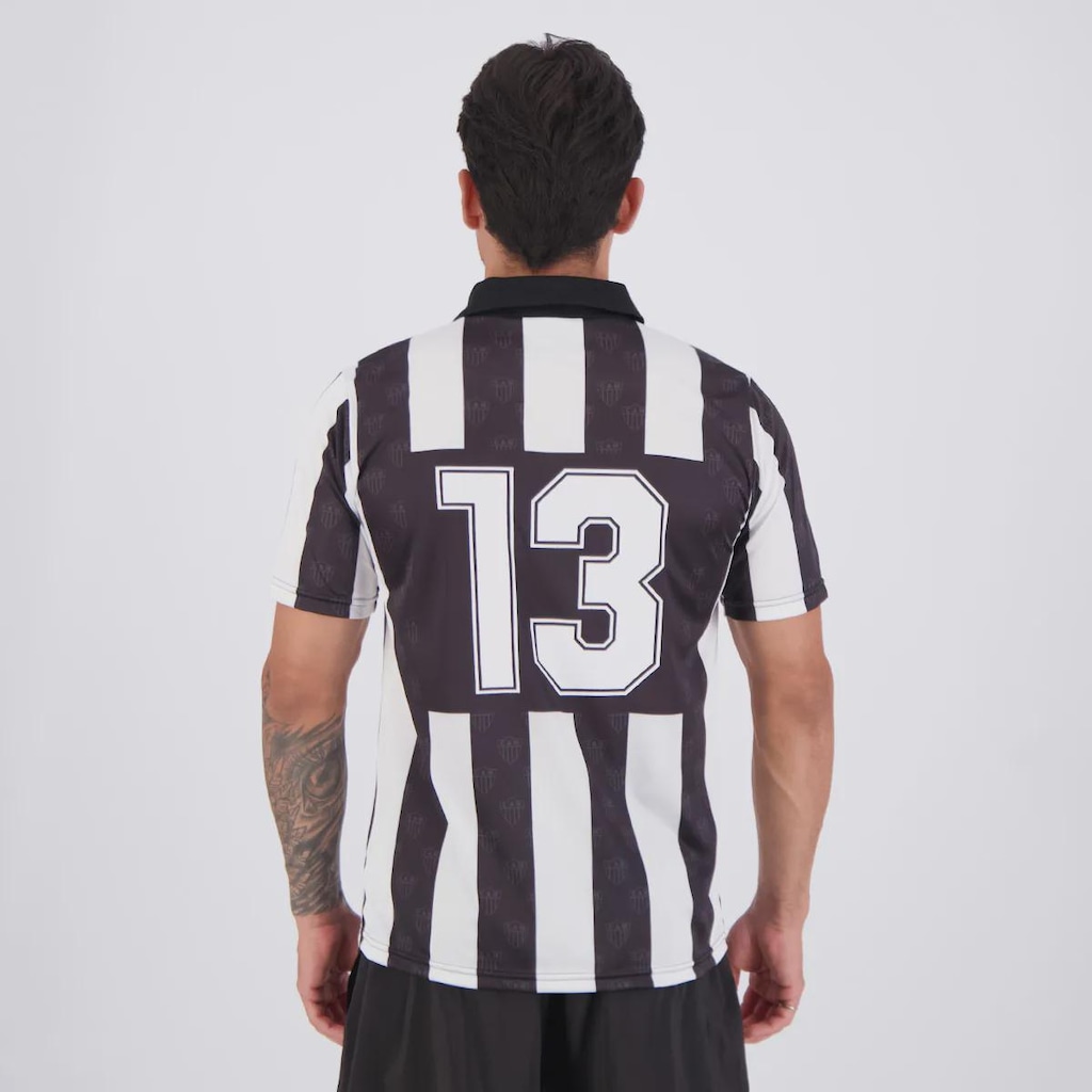Imagem 4 do produto Camisa Atlético Mineiro Retrô 1991 N°13 Masculina