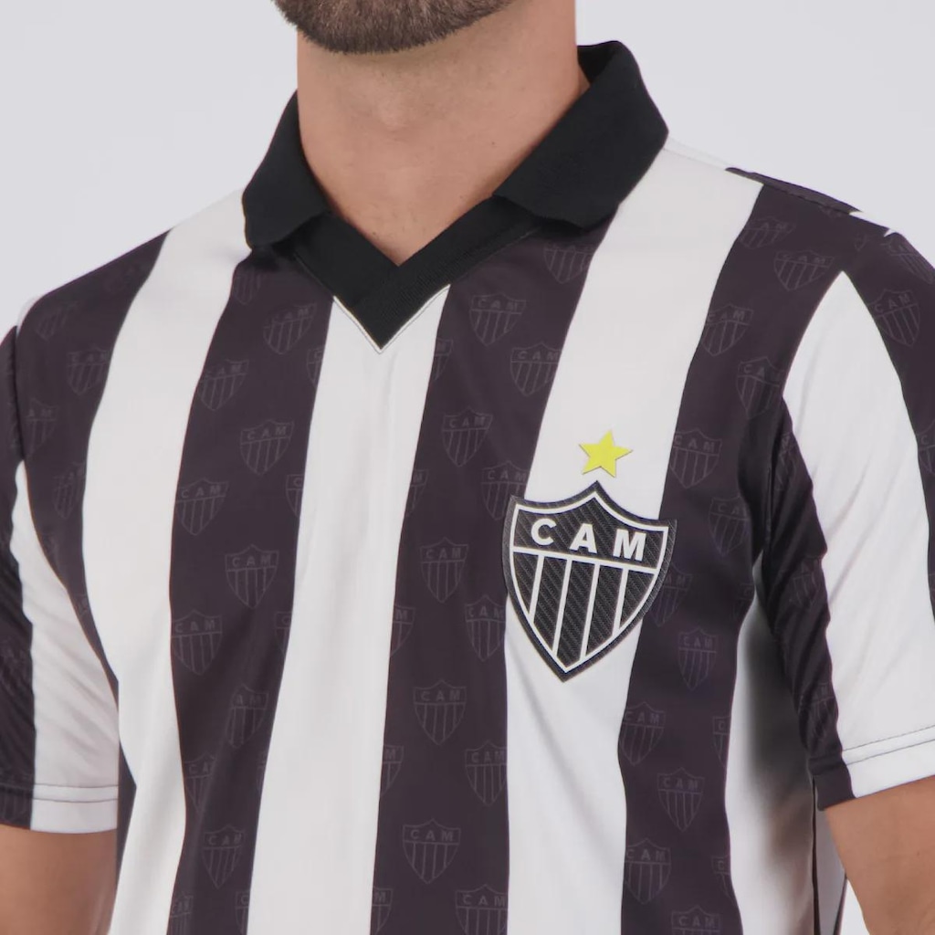 Imagem 5 do produto Camisa Atlético Mineiro Retrô 1991 N°13 Masculina