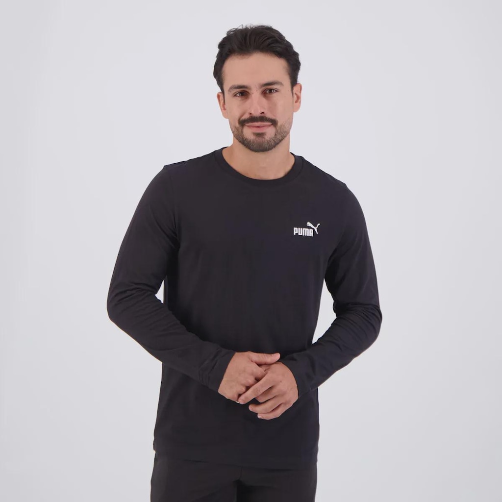 Blusão Puma ESS No. 1 Longsleeve Masculino