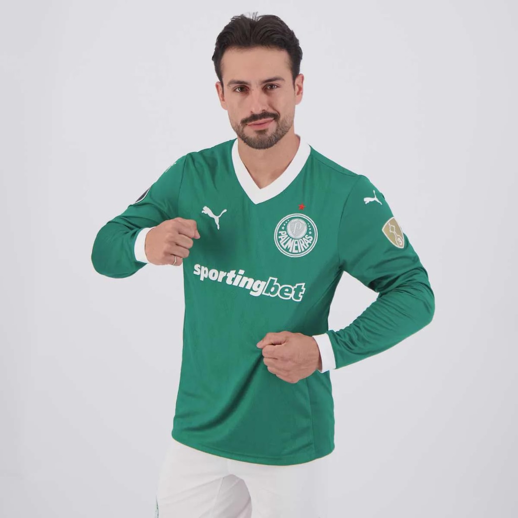 Imagem 3 do produto Camisa do Palmeiras I 2025 ML Libertadores Puma Masculina